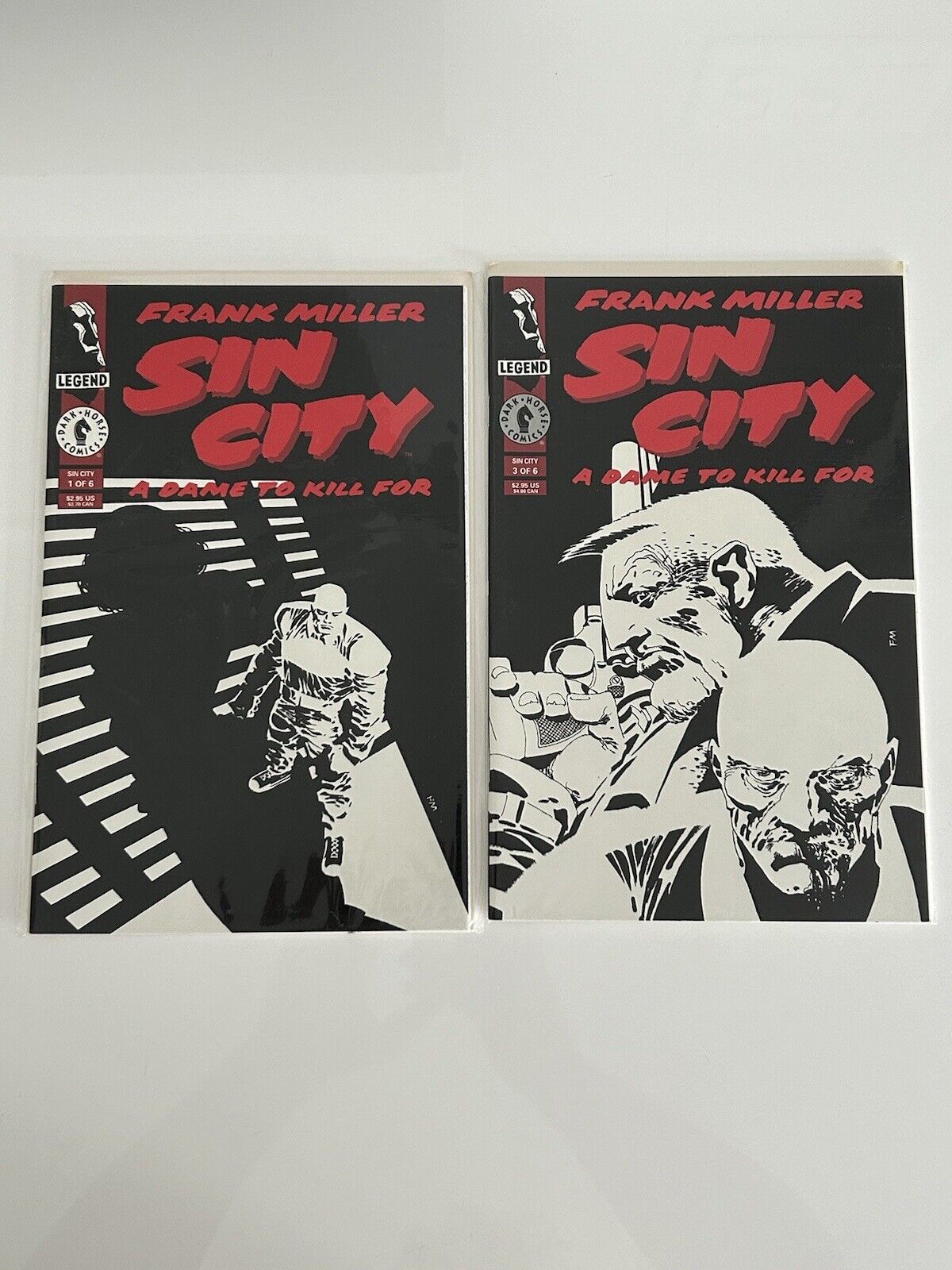 Sin City A Dame to Kill For Comic Set 1-3-4-5-6 Lot Frank Miller Lot (5)