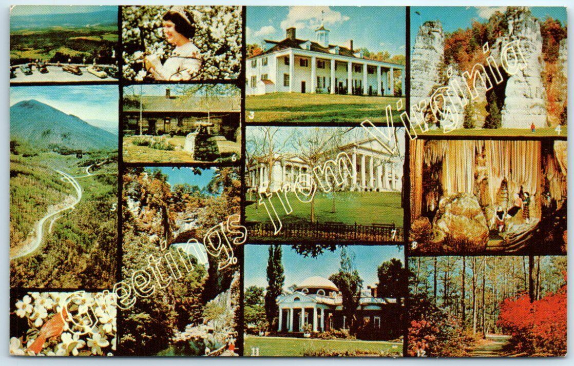 Postcard - Greetings from Virginia