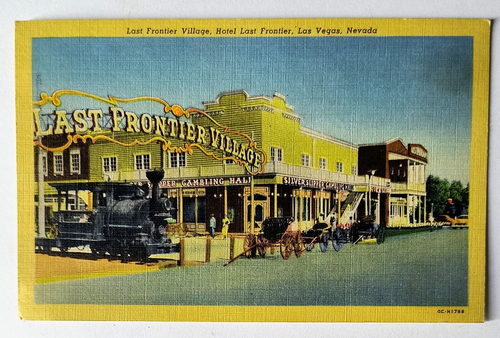 Las Vegas NV Nevada Hotel Last Frontier Vintage Postcard A1