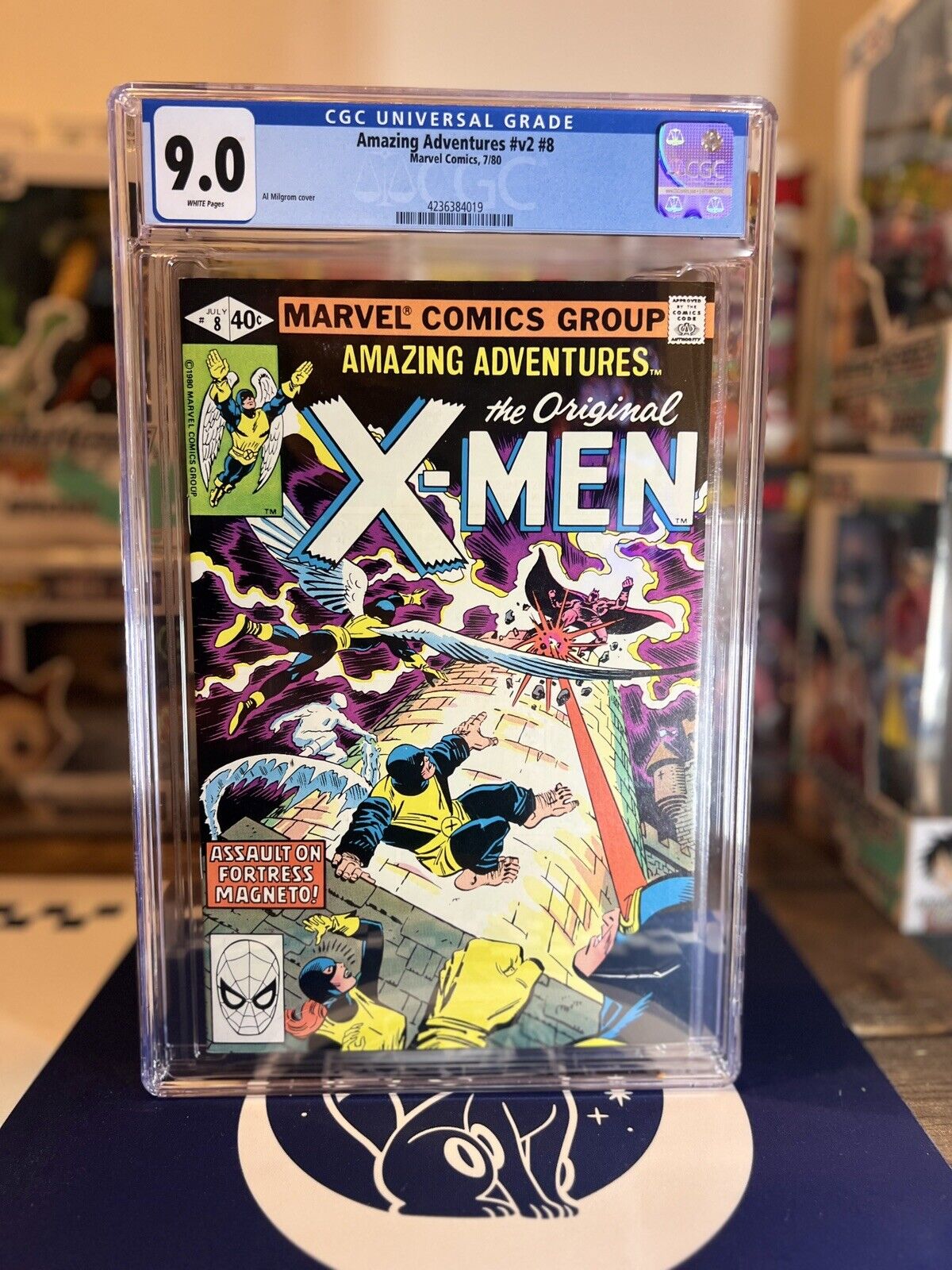 X MEN1980 ORGINAL COMIC BOOK #8 GRADED 9.0