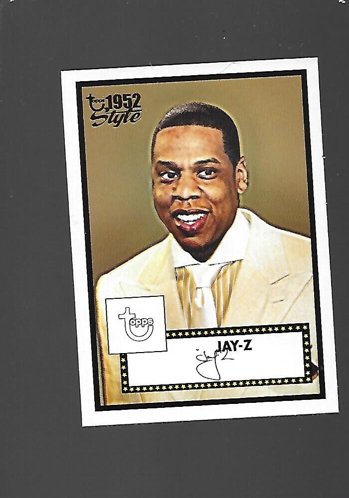 MOD  Rapper  Rap-Icon , Jay-Z, Topps 1952 Style