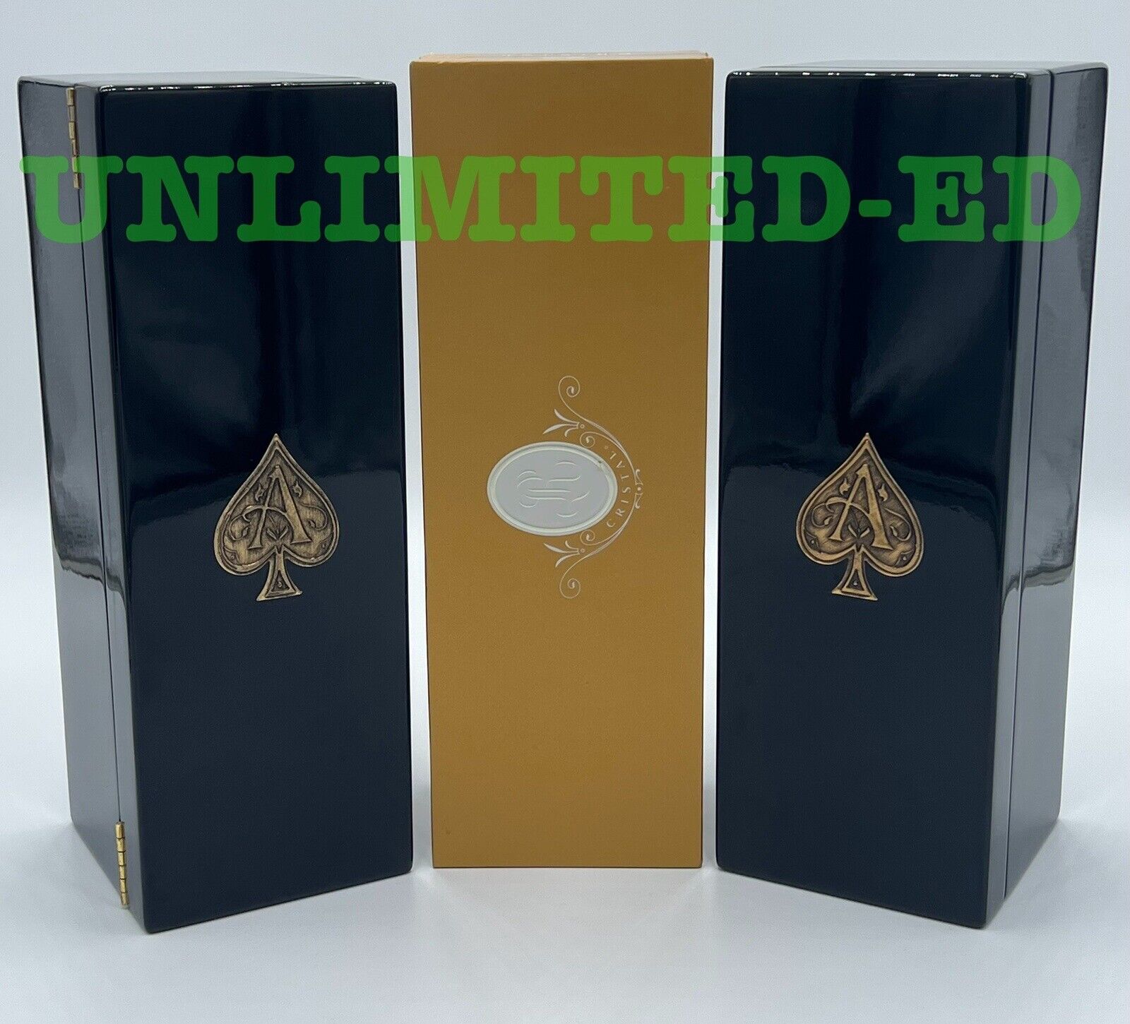 Ace Of Spades & Cristal Champagne Boxes-Lot of 3