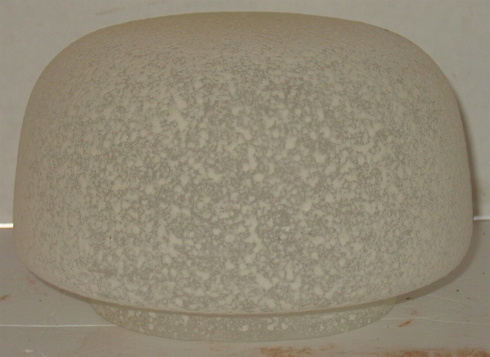 Vintage Textured Beige Frosted Glass Lamp Ceiling Light Fixture Shade