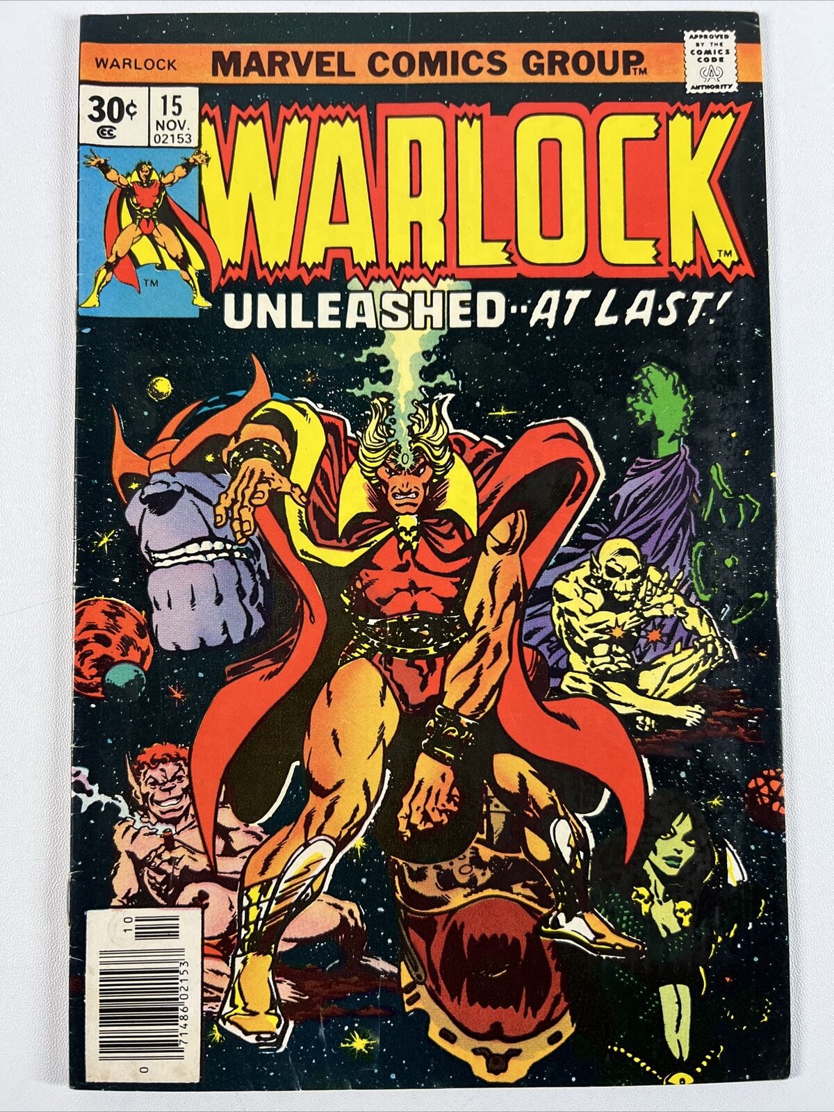 Warlock #15 (1976) 1st Gamora Cover ~ Marvel Comics