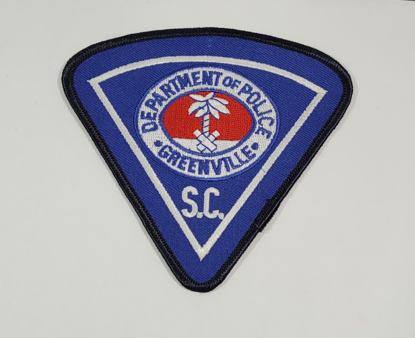 GREENVILLE CITY UPSTATE SOUTH CAROLINA POLICE SHOULDER  PATCH - NEW CONDITION