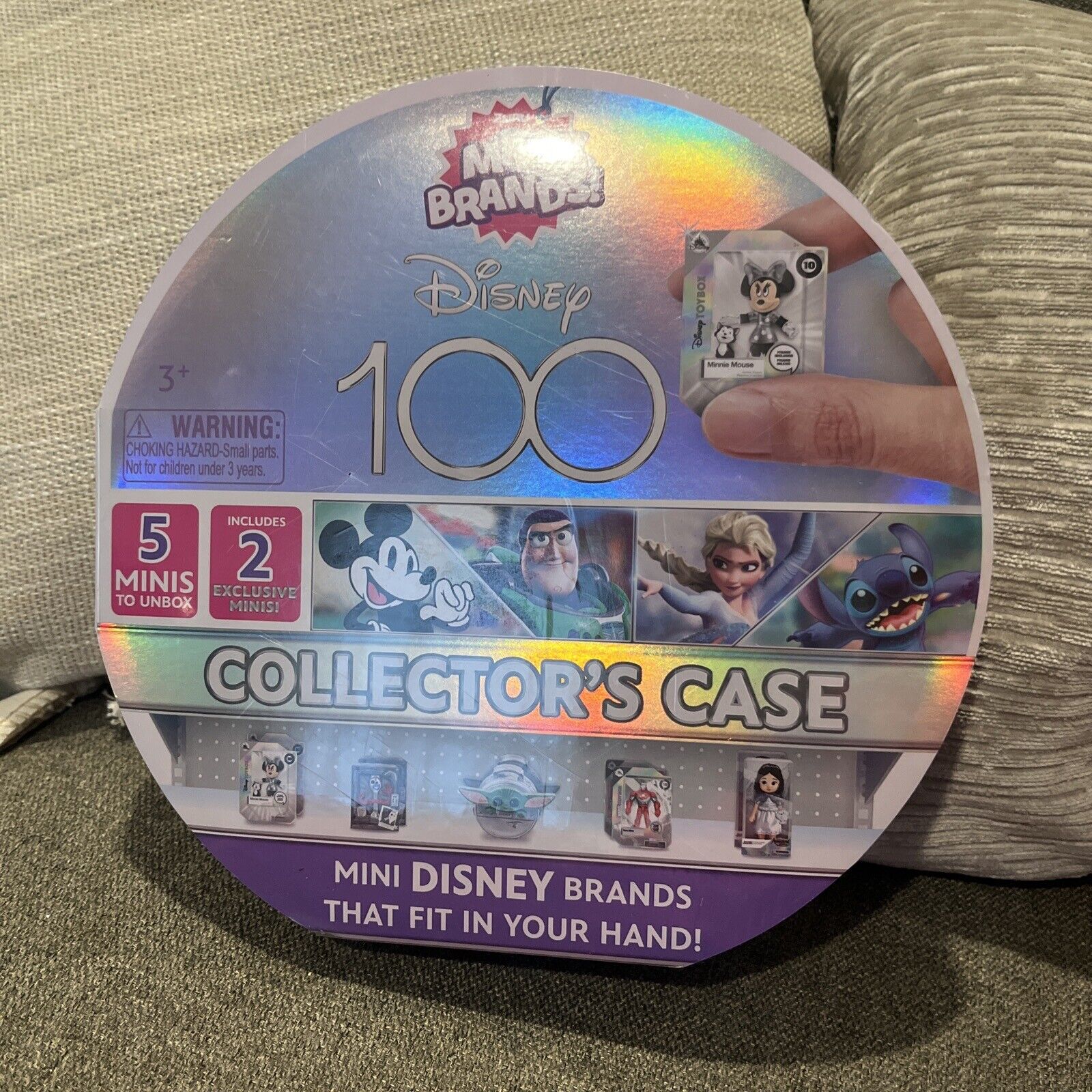 New in Plastic Disney 100 Mini Brands Collector’s Case includes 5 Minis