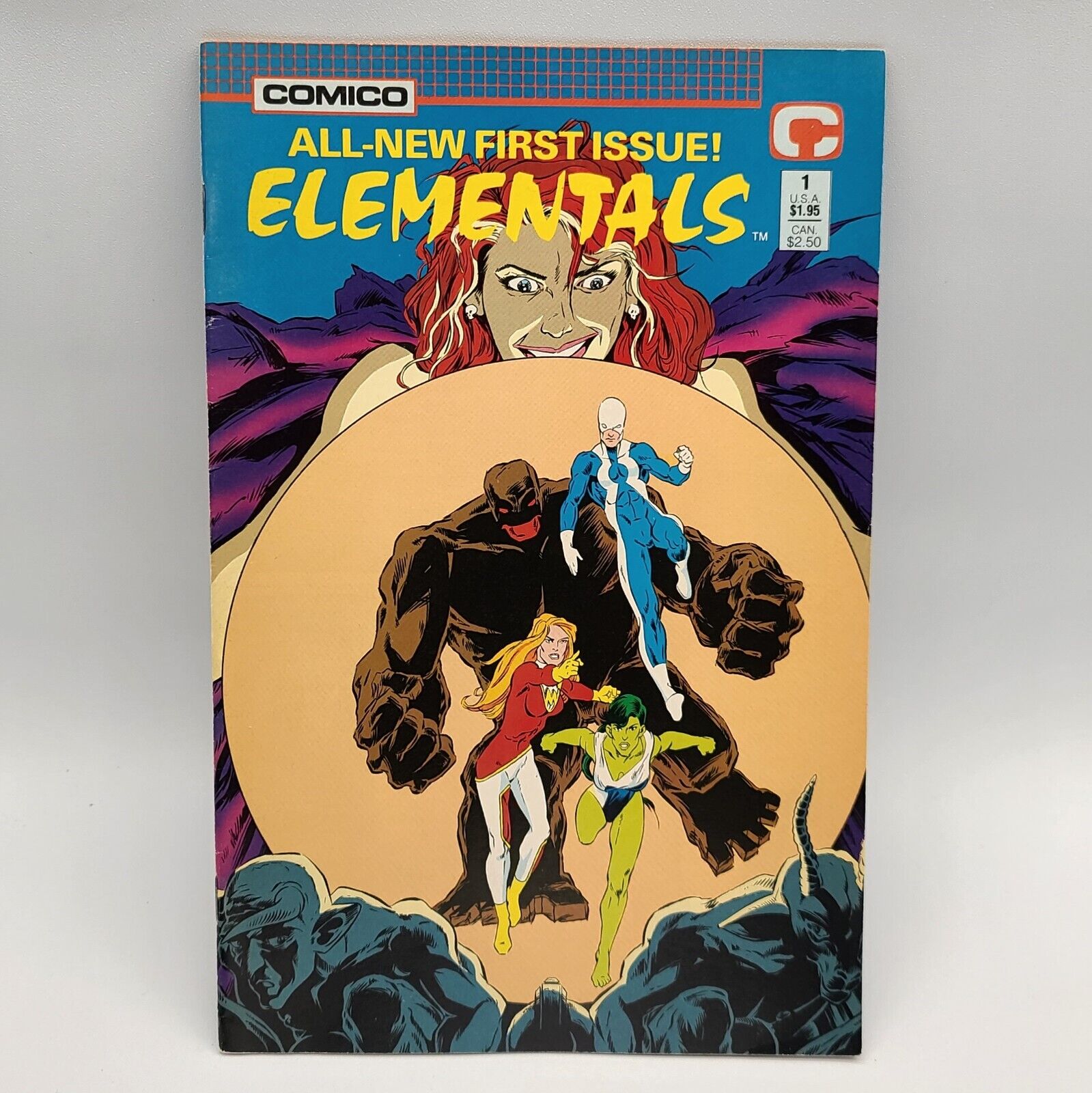 ⭐️ Vintage Elementals #1 Comic Book - Comico Comics 1989