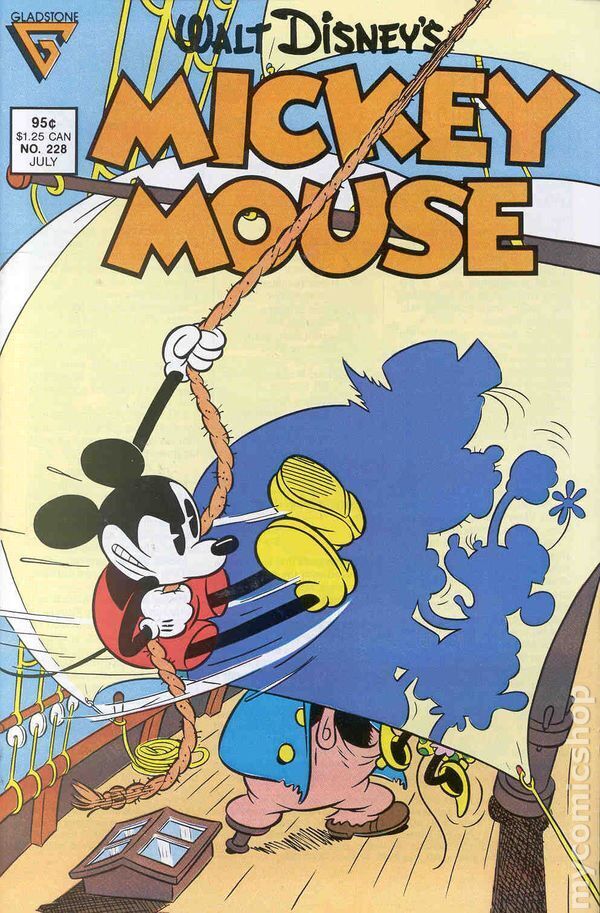 Mickey Mouse #228 VF+ 8.5 1987 Stock Image