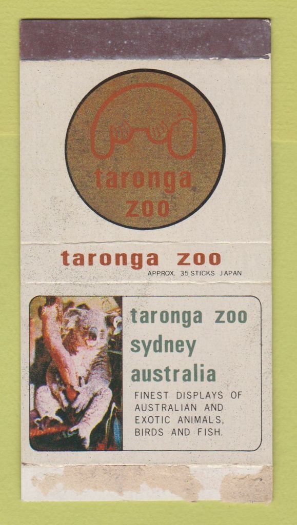 Matchbox - Taronga Zoo Sydney Australia Koala WORN
