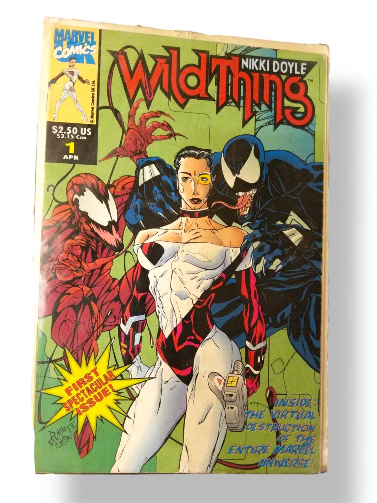 Wildthing 1 (1993 Marvel Comics) Venom Carnage VG