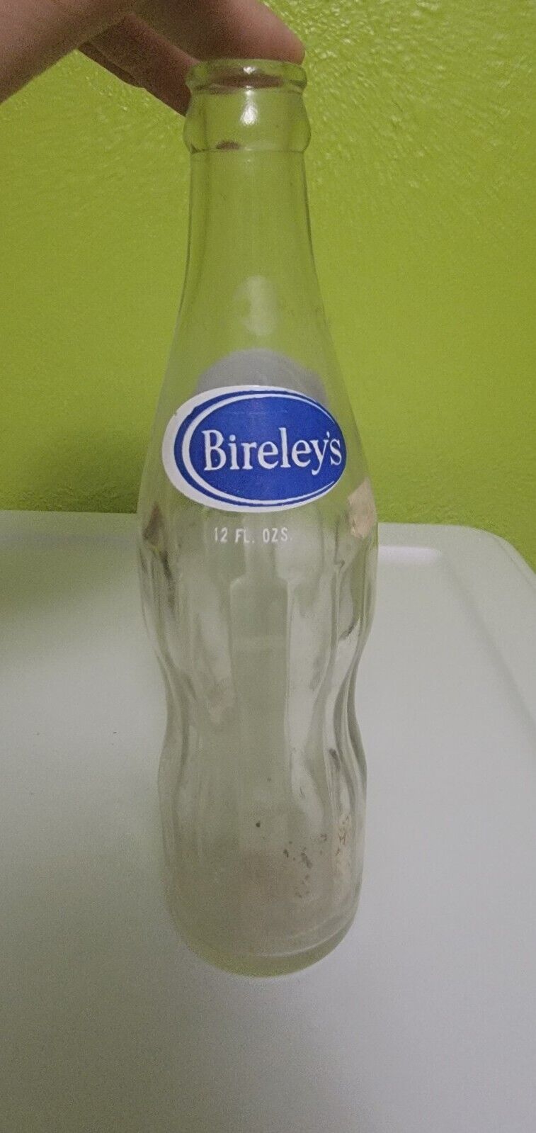 Rare Vintage Antique Soda Pop Glass Bottle Bireley\'s 12oz Clear