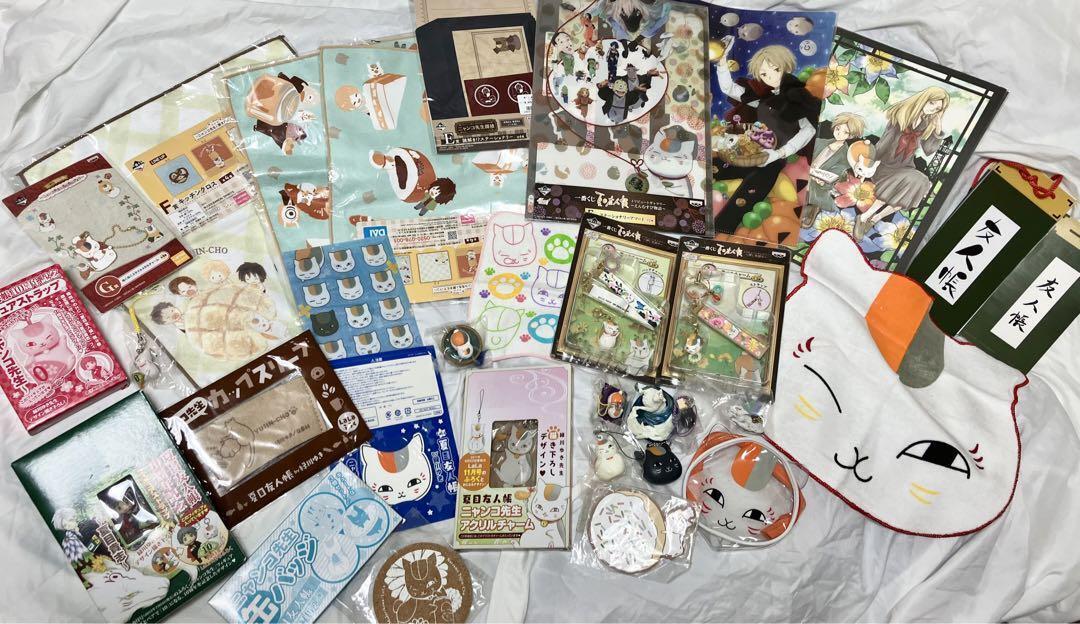 Natsume's Book of Friends Goods lot Ichiban kuji Charm Kitchen cloth Strap  