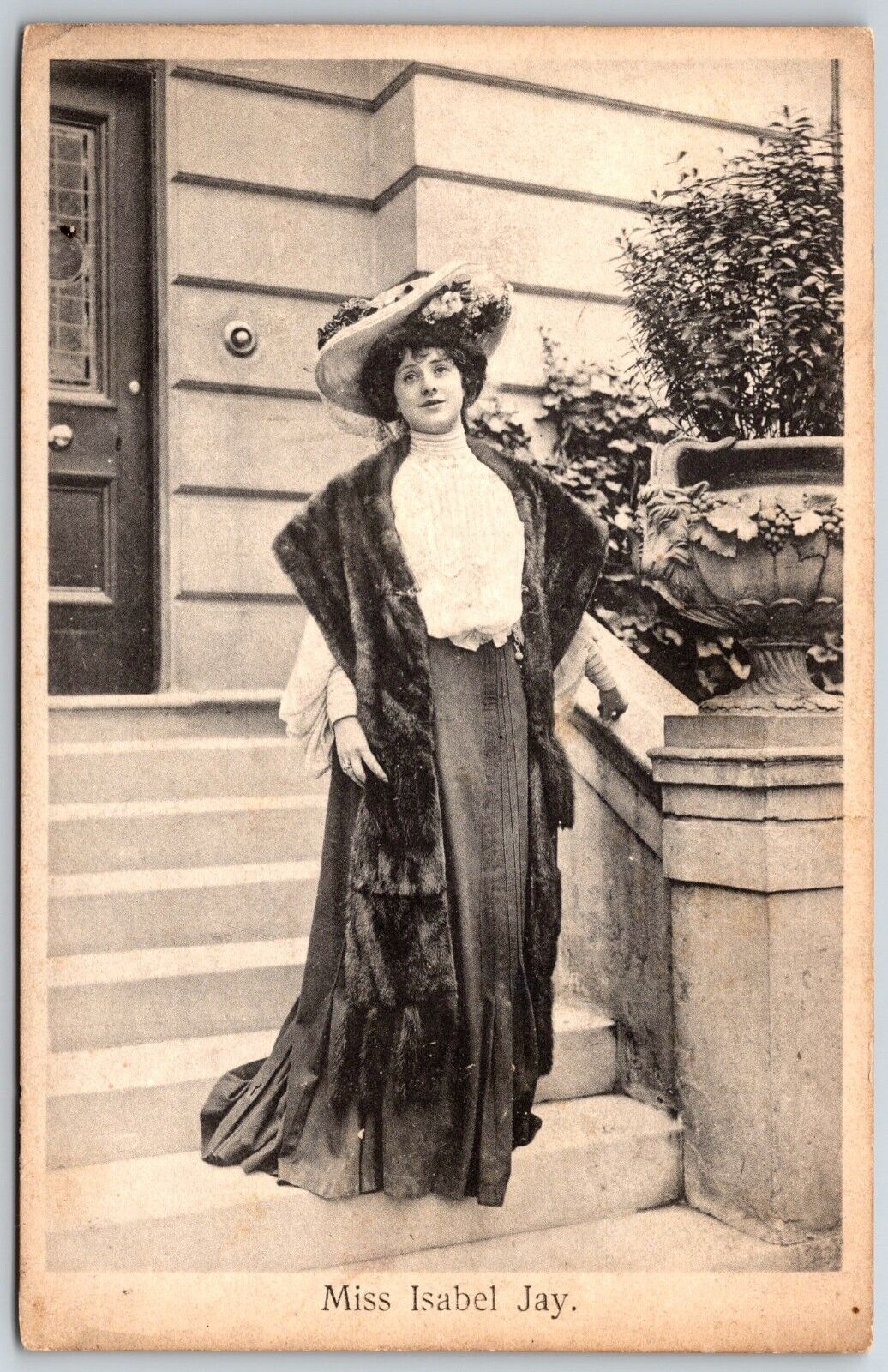 Actress Opera Singer Miss Isabel Jay vintage unp postcard