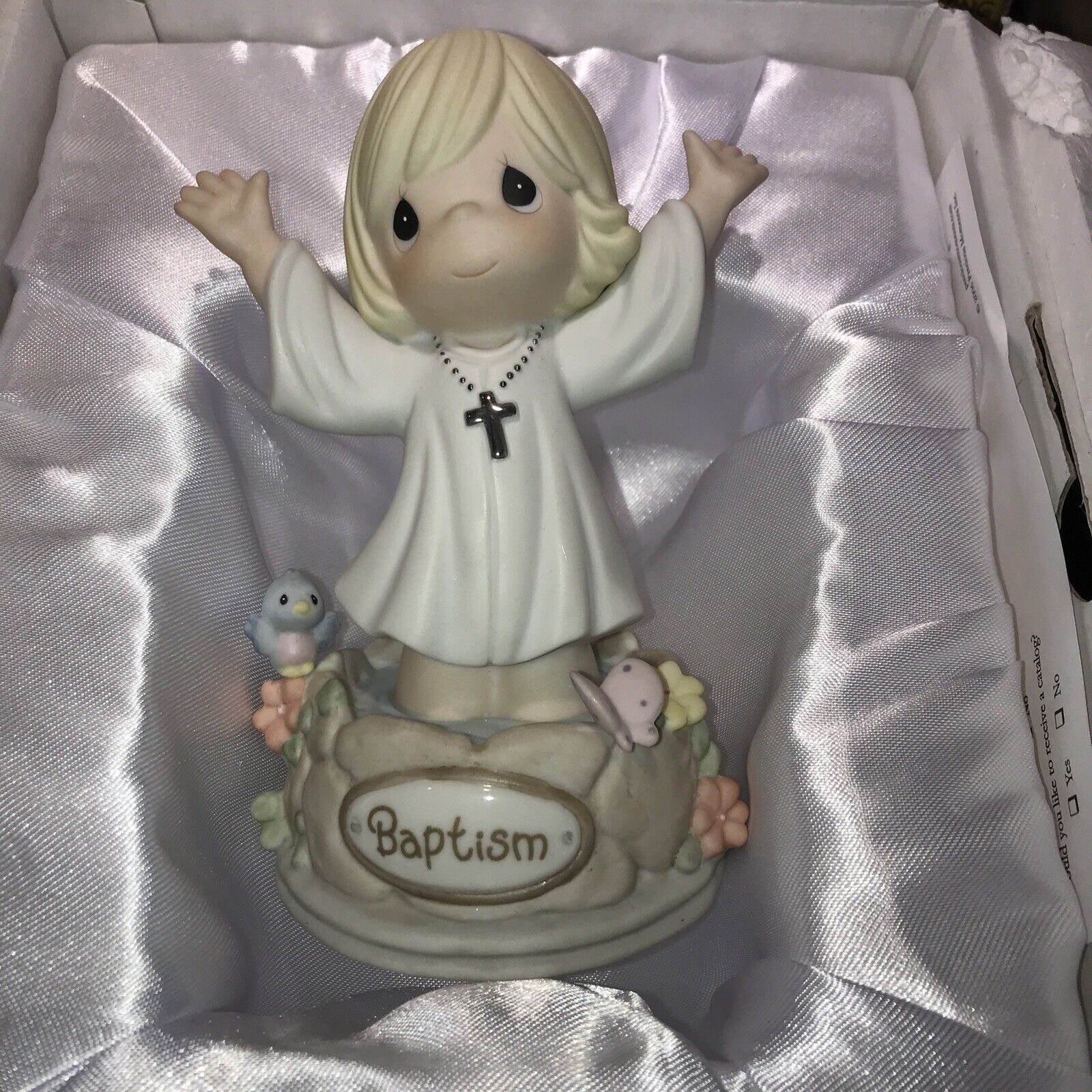 NIB Precious Moments BATHED IN THE LOVE OF THE LORD 4004680 - Girl Baptism
