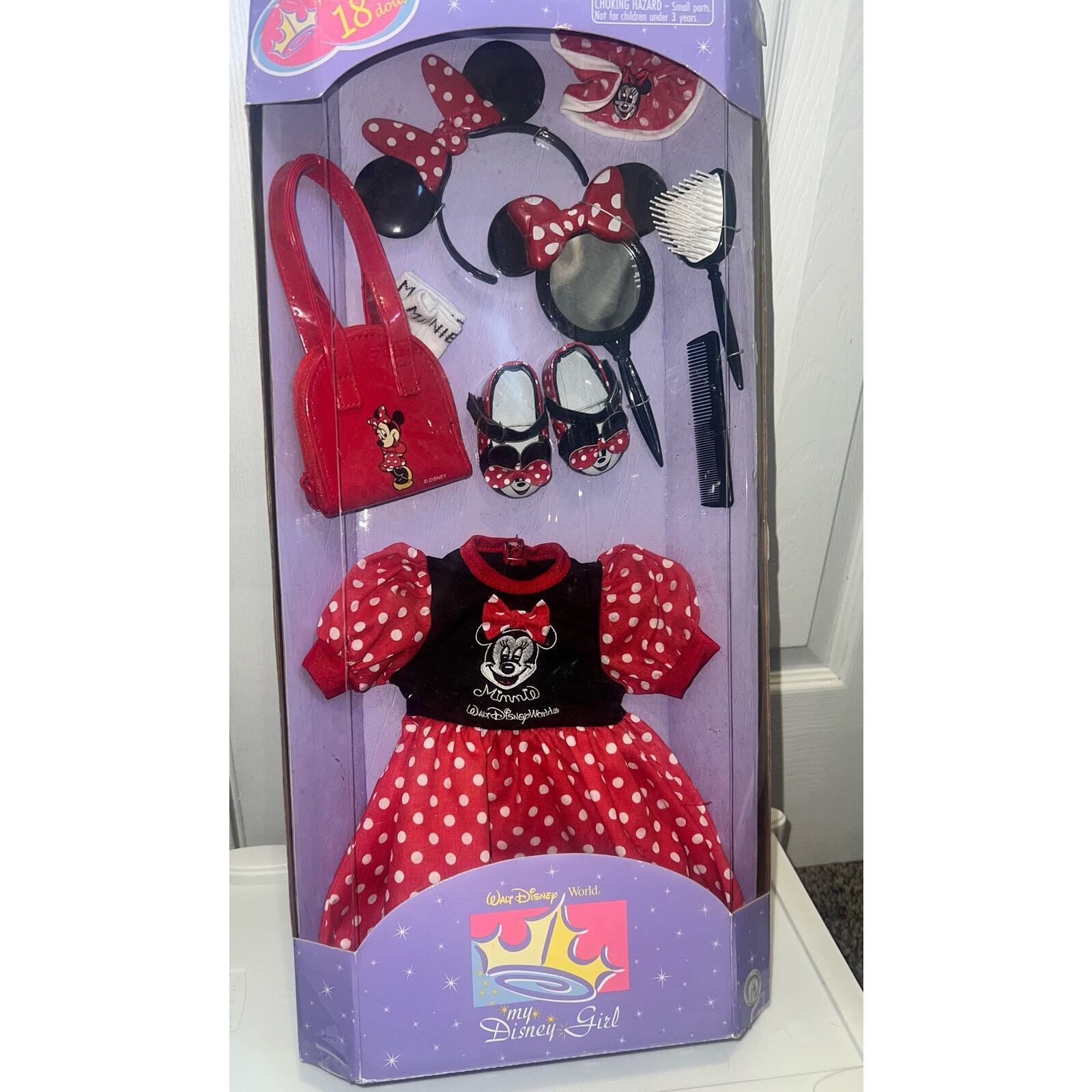Vintage My Disney Girl Minnie Mouse Dress Set 18\