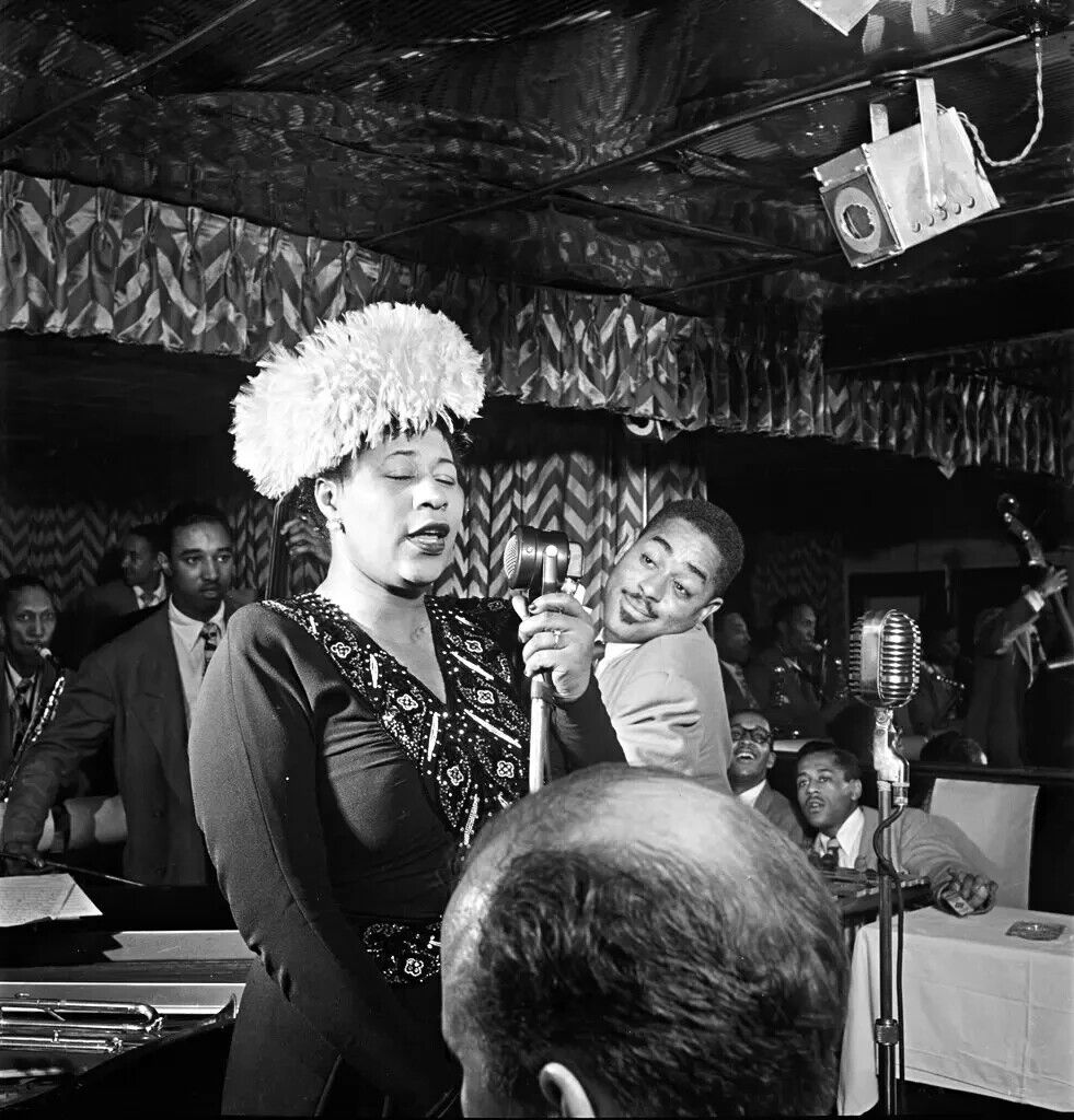 1947 Jazz Singer ELLA FITZGERALD Vintage Retro Picture Photo 4x6