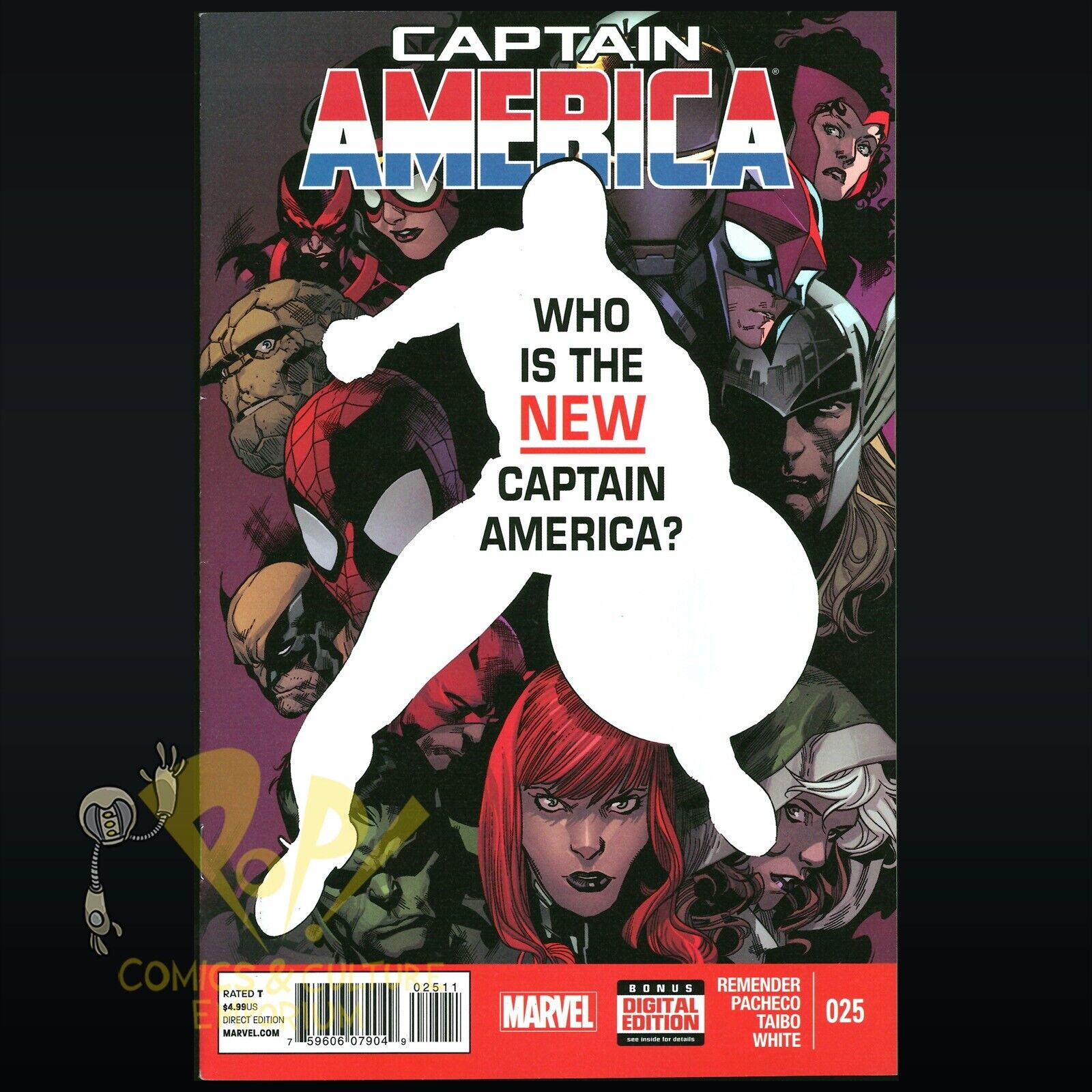 Marvel Comics CAPTAIN AMERICA #25 New Captain America 2014 NEW/NM
