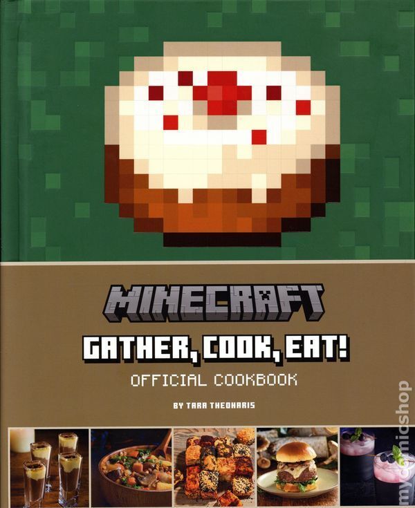 Minecraft Gather Cook, Eat Official Cookbook HC #1-1ST NM 2023 Stock Image