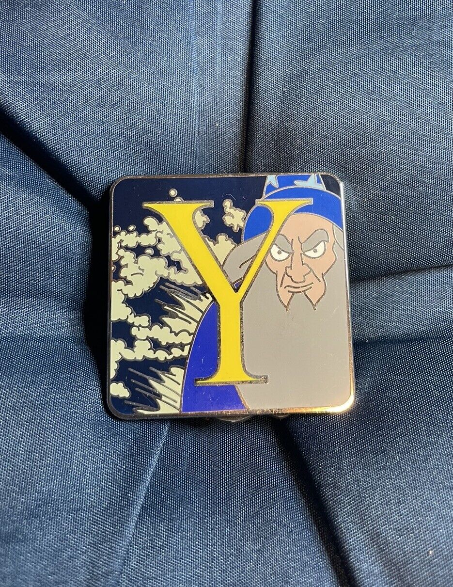 DISNEY PIN MYSTERY ALPHABET BOX LETTER Y YENSID LIMITED RELEASE