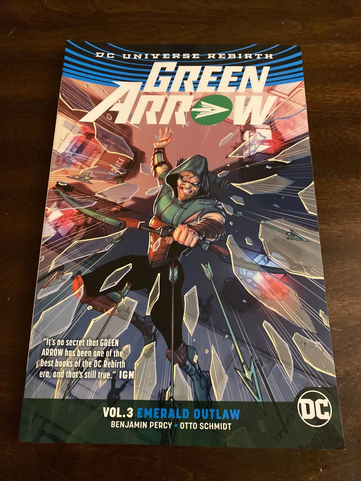 Green Arrow Vol  3  Emerald Outlaw  - Rebirth, DC Comics, BRAND NEW