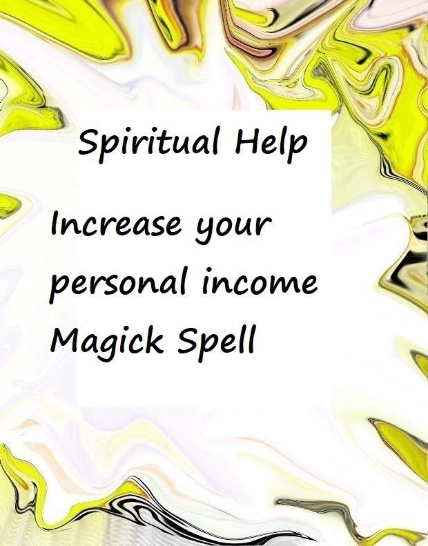 X3 Increase your personal income  - Spiritual Help - Pagan Magick Triple Casting
