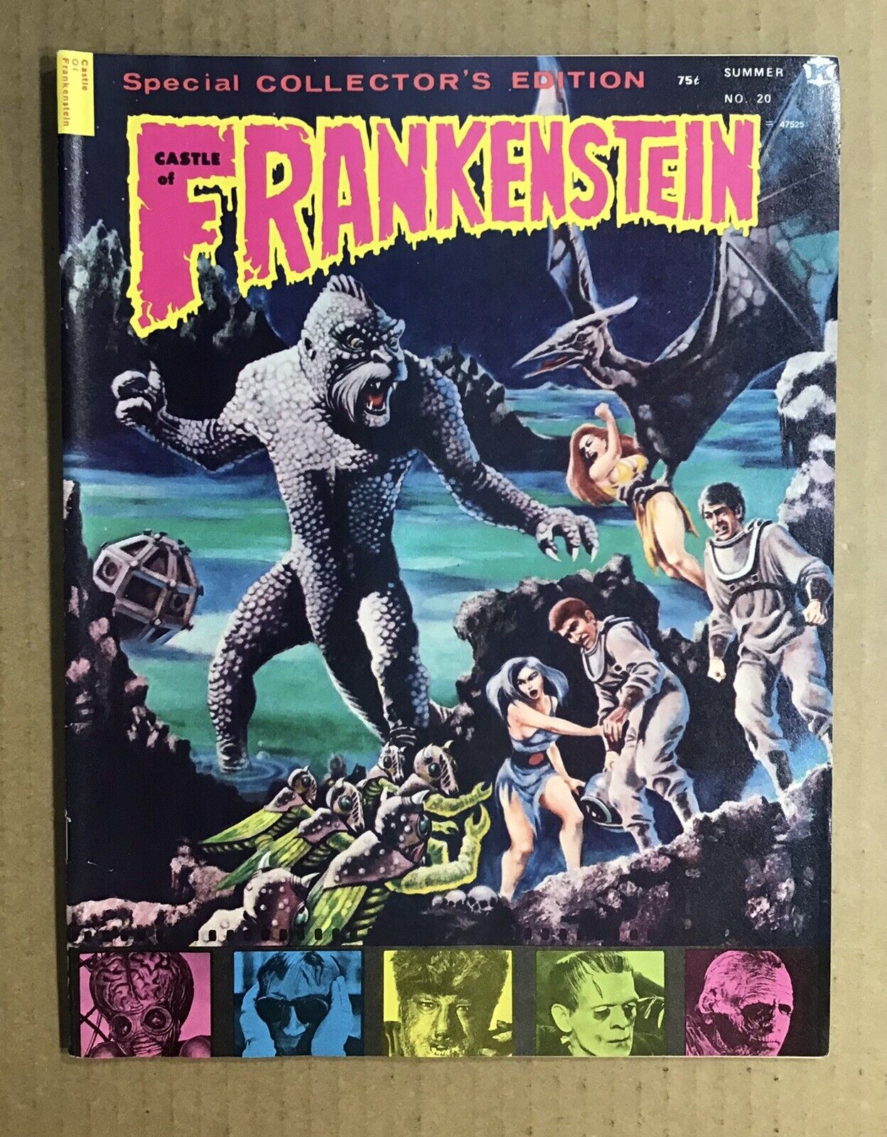 Castle of Frankenstein #20 ~Ray Harryhausen, Grave of The Vampire ~ VG
