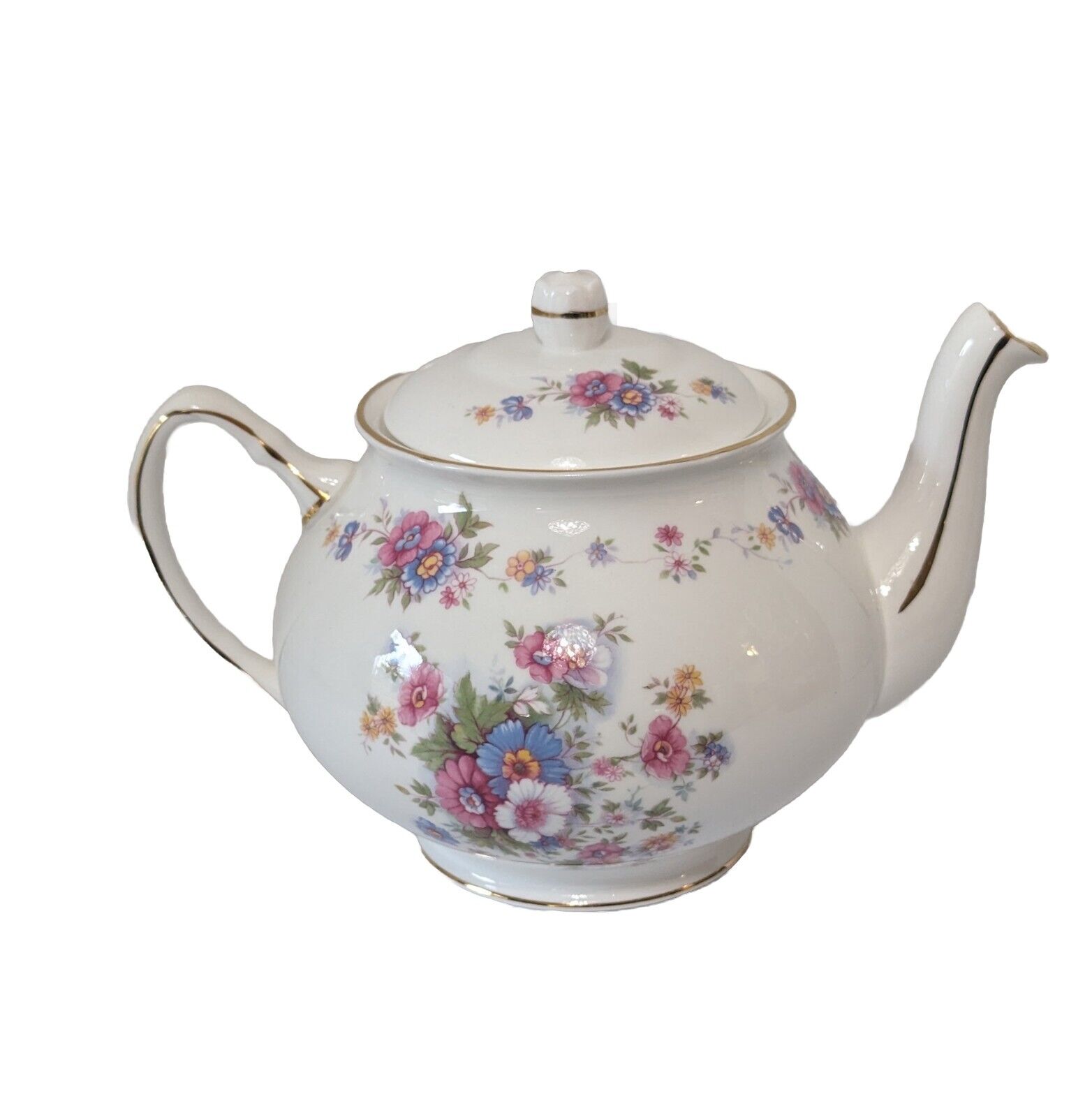 Vintage Duchess Bone China Teapot \'Rosemary\' England 24 oz
