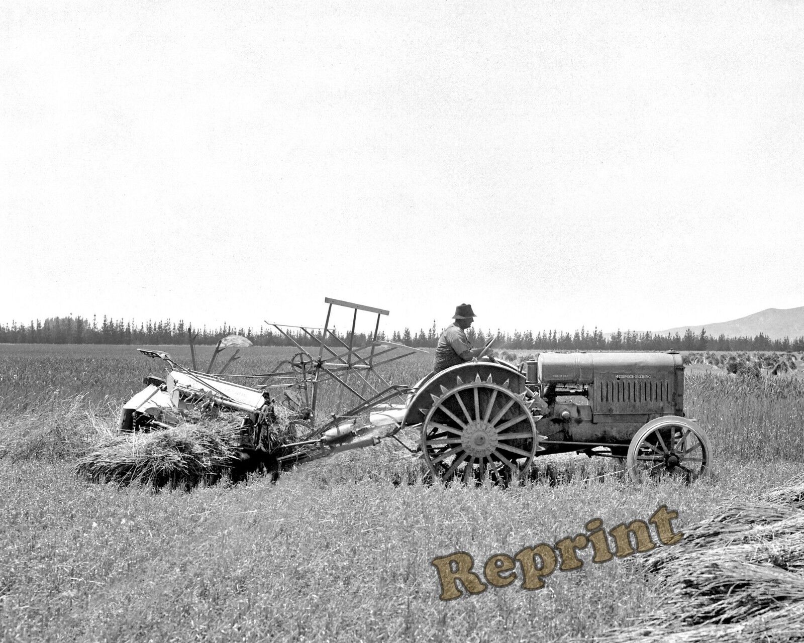 Photograph McCormick Deering Farmall Farm Tractor Year 1920