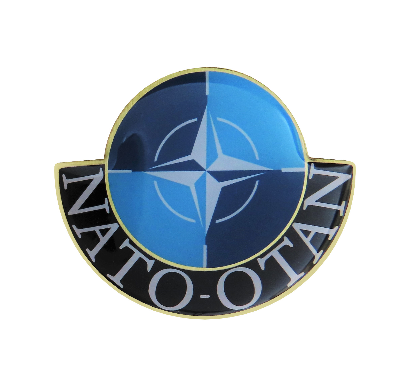 NATO North Atlantic Treaty Organisation Emblem Pin Badge