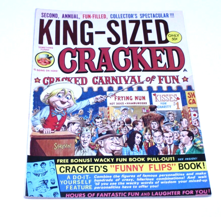 King Sized Cracked magazine 1968 Vintage Comics