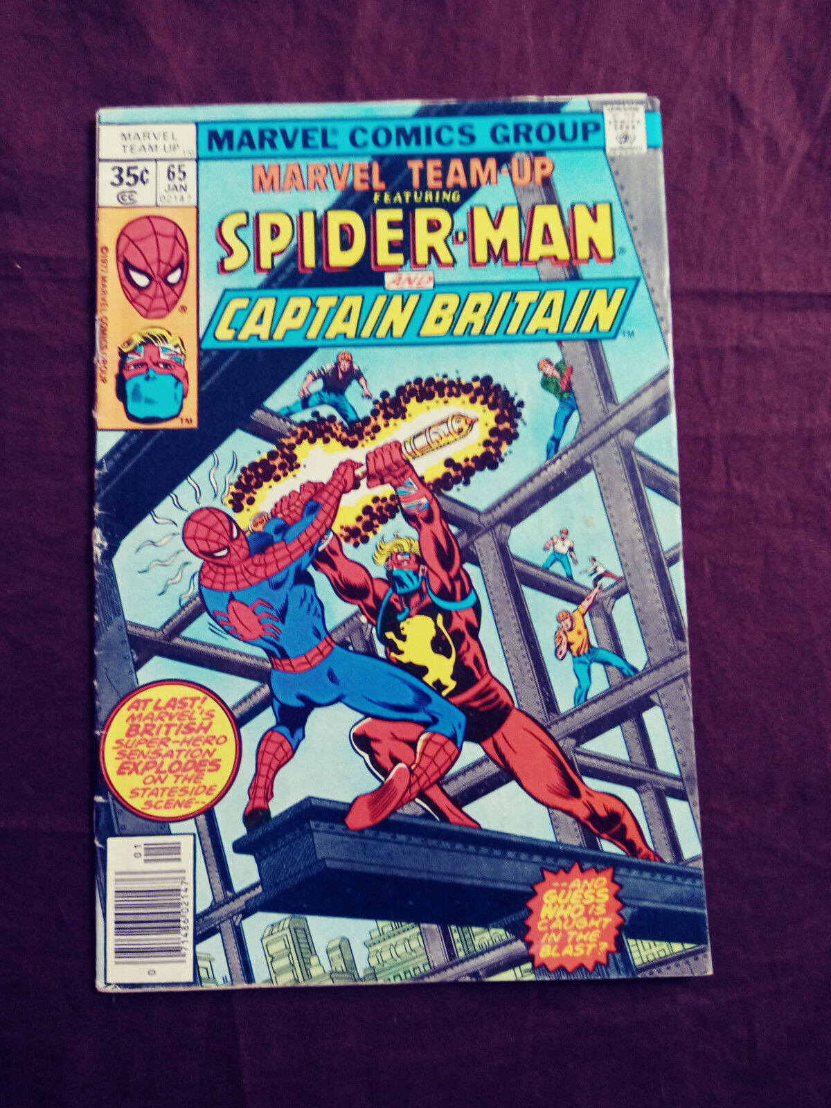 Marvel Team-Up #65 *1st US app & origin of Captain Britain* Marvel 1978 comic