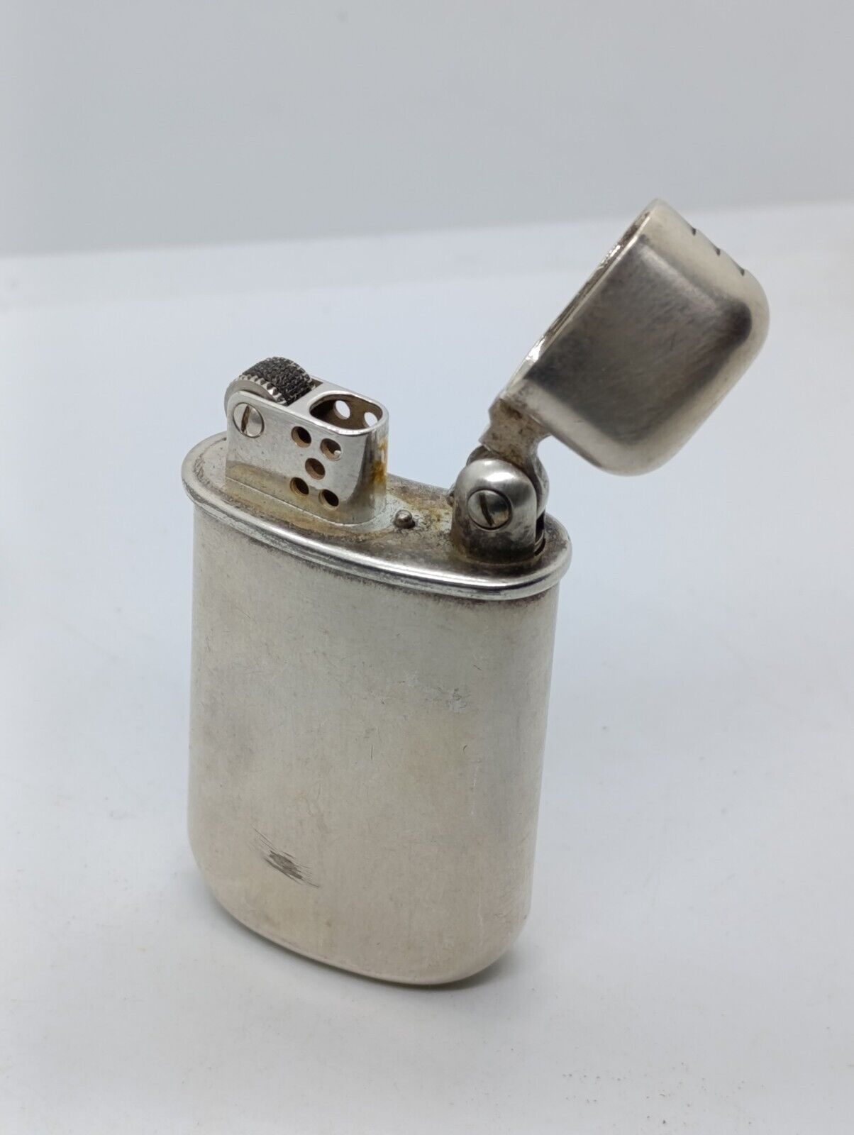 Vintage Lighter Silver Plated Gaz Flaminaire Vintage Gas Lighter