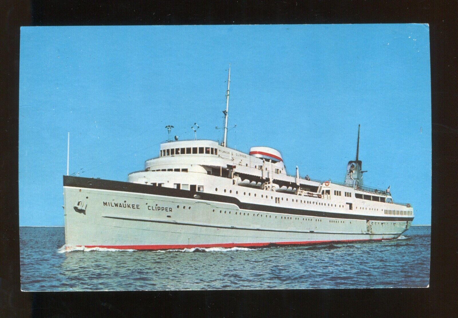SS \'Milwaukee Clipper\' Ship Boat c1961 Vintage Postcard 
