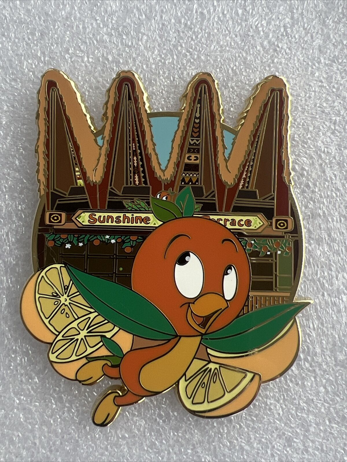 Davinci Fantasy Pins - Orange Bird Sunshine Terrace - LE75 - 