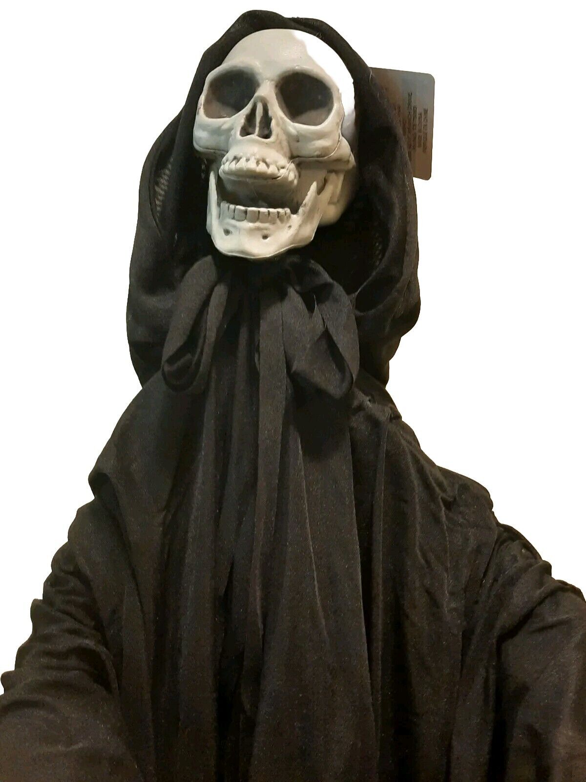 Halloween Skeleton Black Reaper 3 FT BY Ashland. New