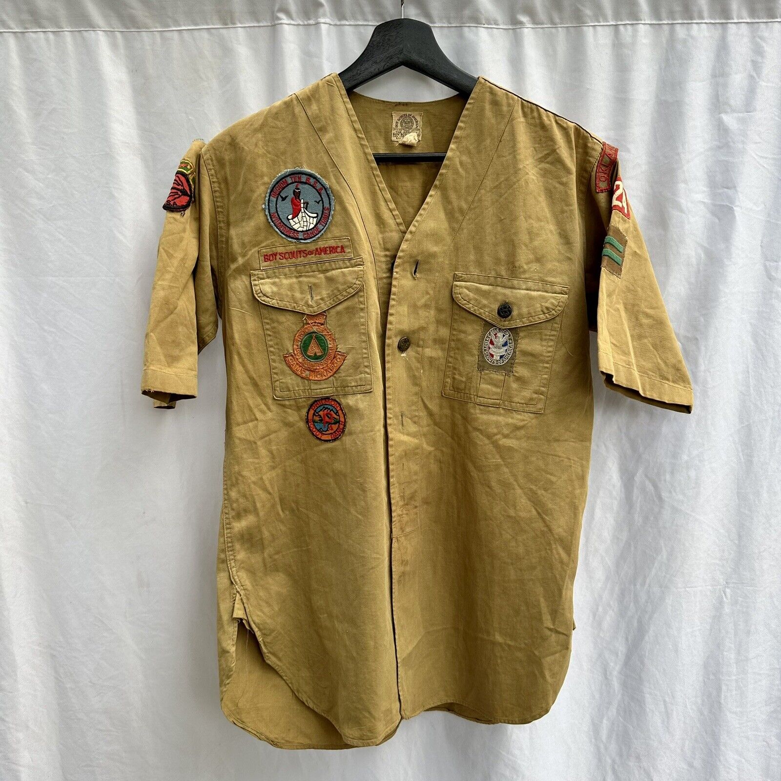 Vintage 1940s Boy Scouts Of America BSA Uniform Eagle Scout Felt Patches OK City