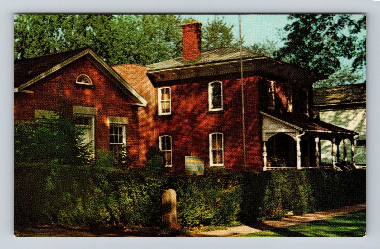 Lockport NY-New York, Niagara County Historical Society, Vintage Postcard