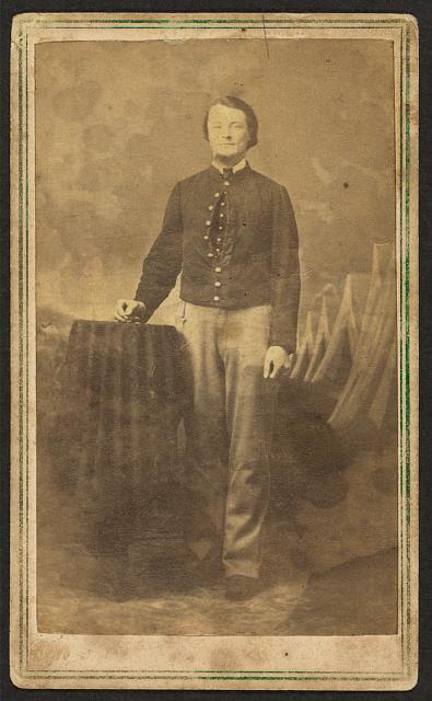 Photo:American Civil War,Unifentified Soldier,Military Personnel,c1864