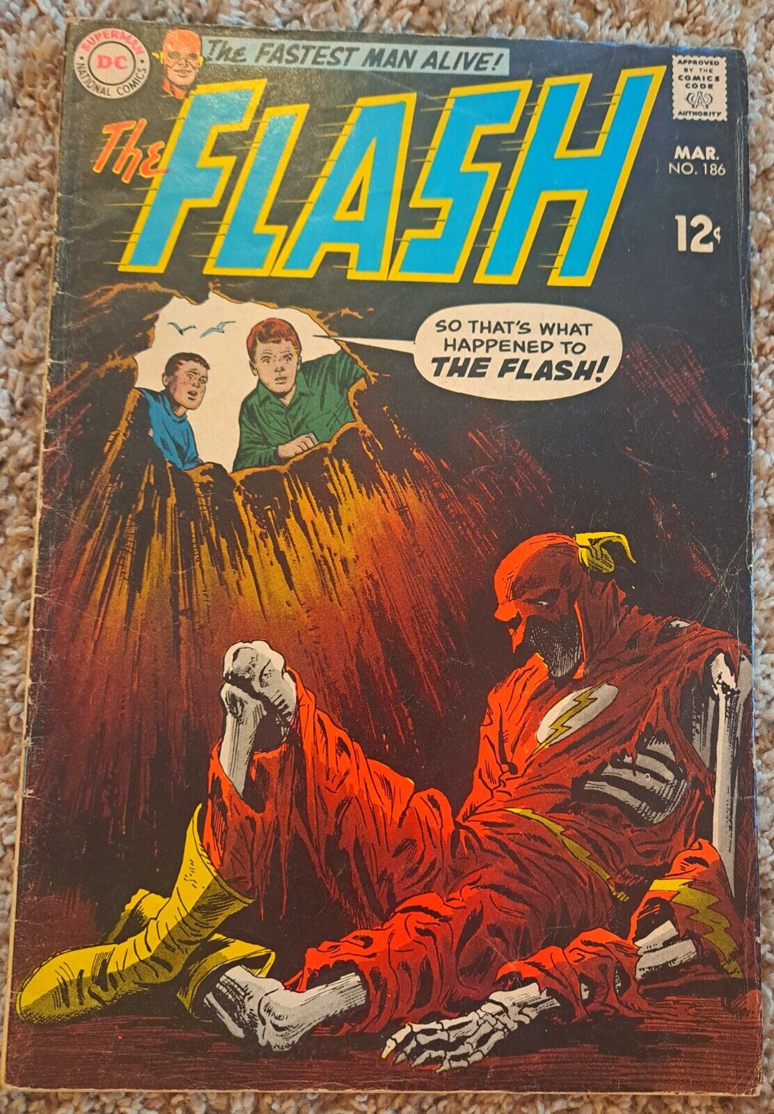DC The Flash #186 Mar 1969 FN