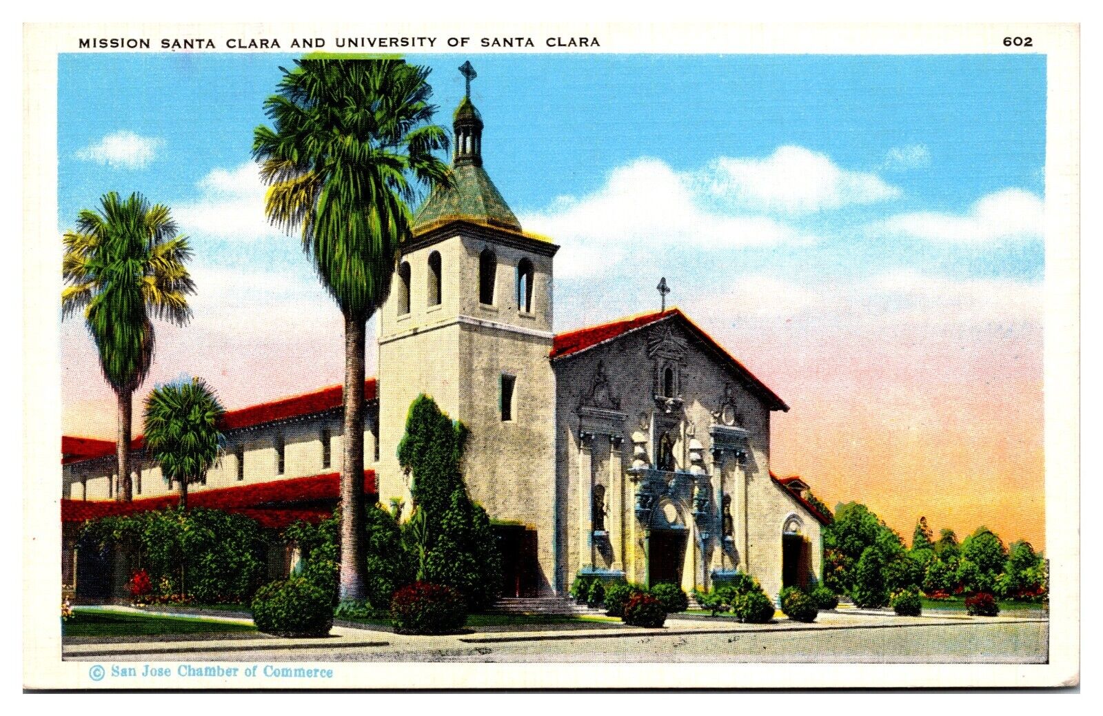 VTG Mission Santa Clara and University of Santa Clara, Est. 1777, San Jose, CA