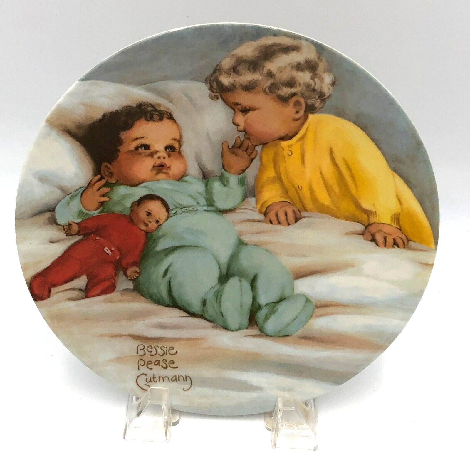  Collector Plate 1985 Bessie Pease Gutmann “My Baby” #102 Vtg. 3rd Issue