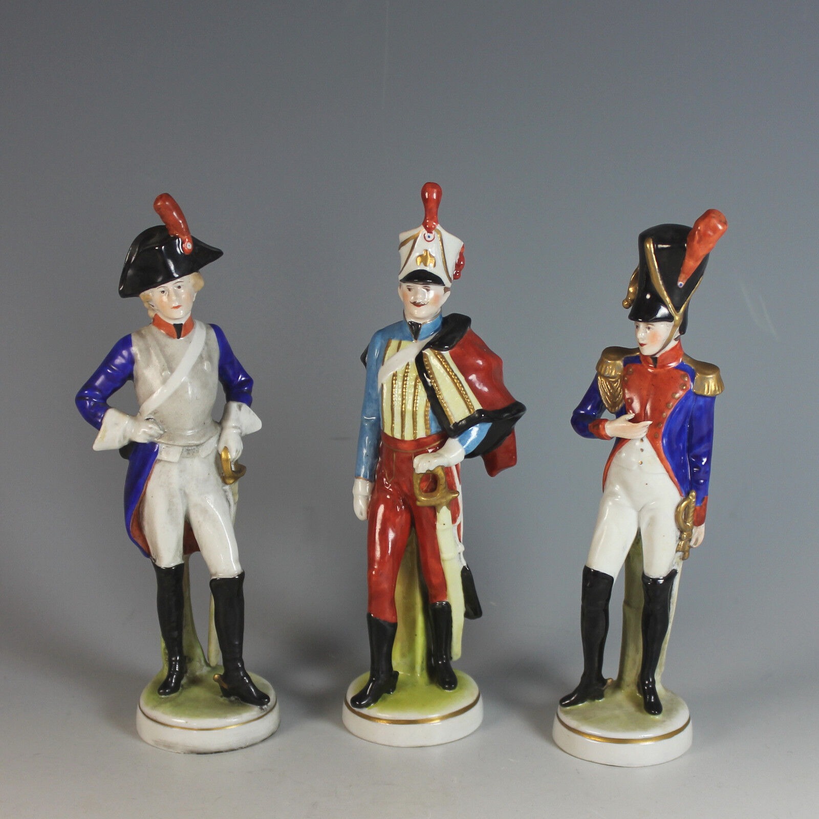 Three Napoleonic Scheibe Alsbach Kister Soldiers Different Uniforms