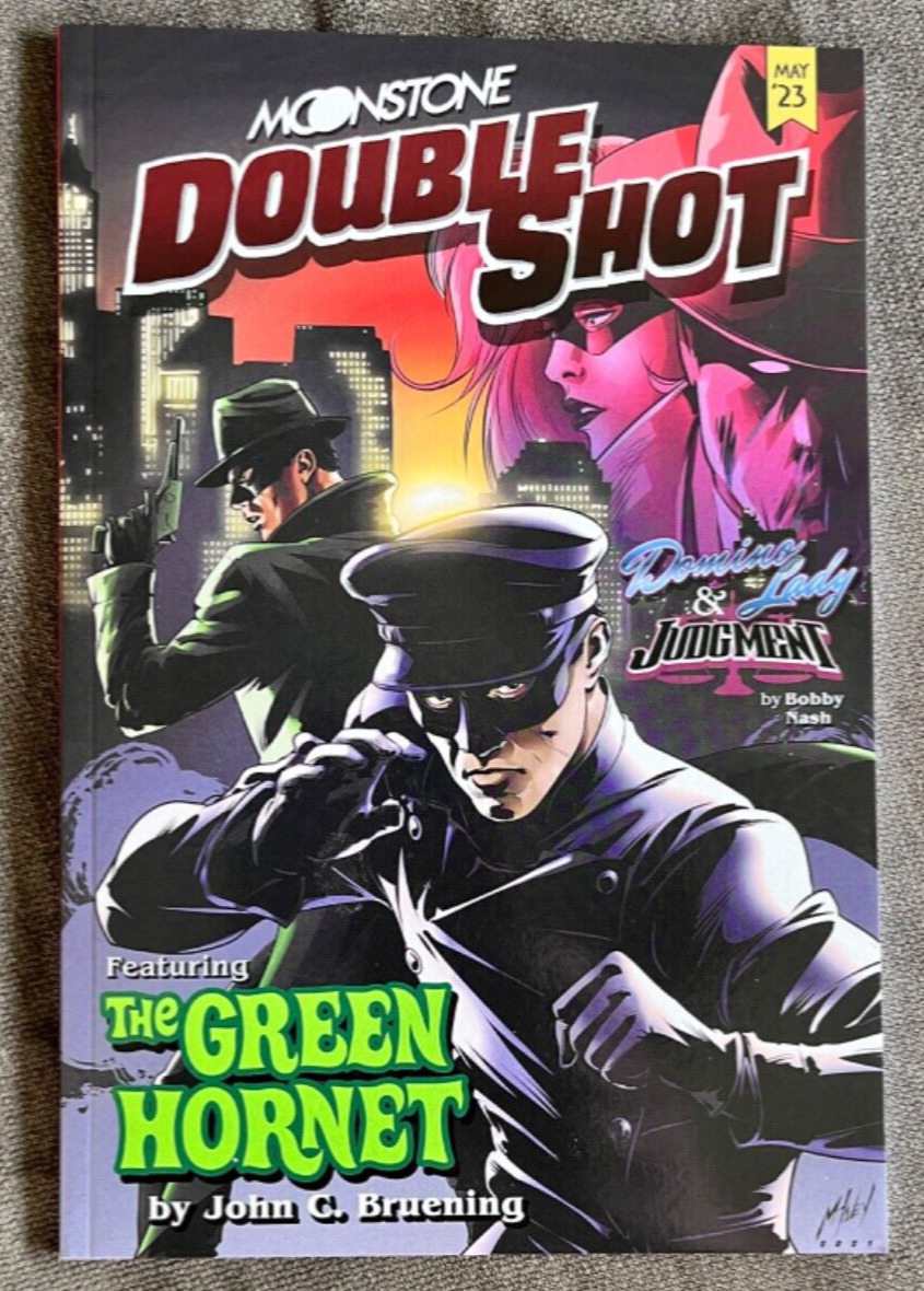 Moonstone Double Shot The Green Hornet and Domino Lady SC A Novel #1-1ST NM 2023
