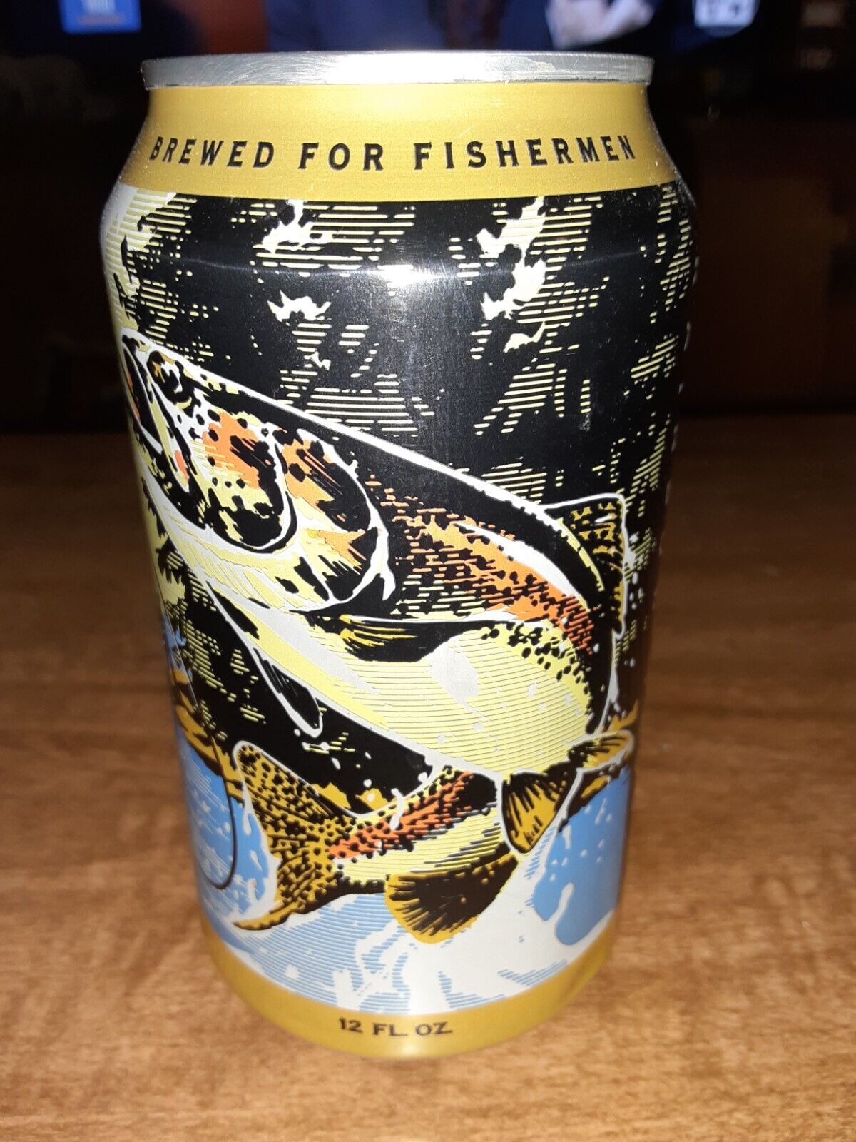 Busch Not Light 12oz Limited Edition Trout Stay On Tab Beer Can EMPTY 2022