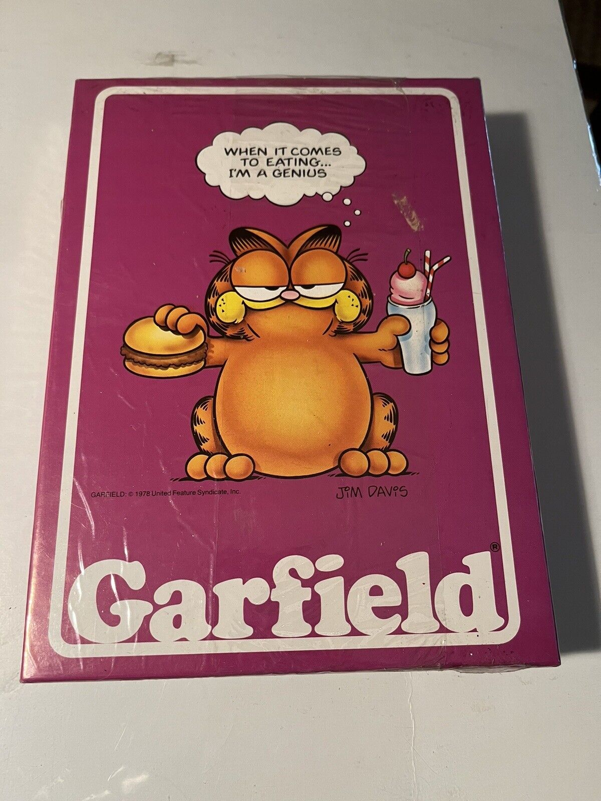 Vintage 1978 Garfield Stationary Box Set Unopen “When It Comes To Eating …