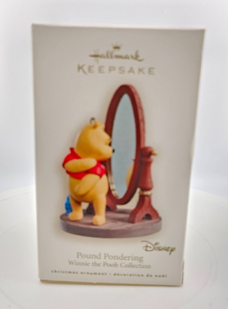 Hallmark Keepsake Pound Pondering Disney Winnie The Pooh 2008 Ornament w/Box NEW