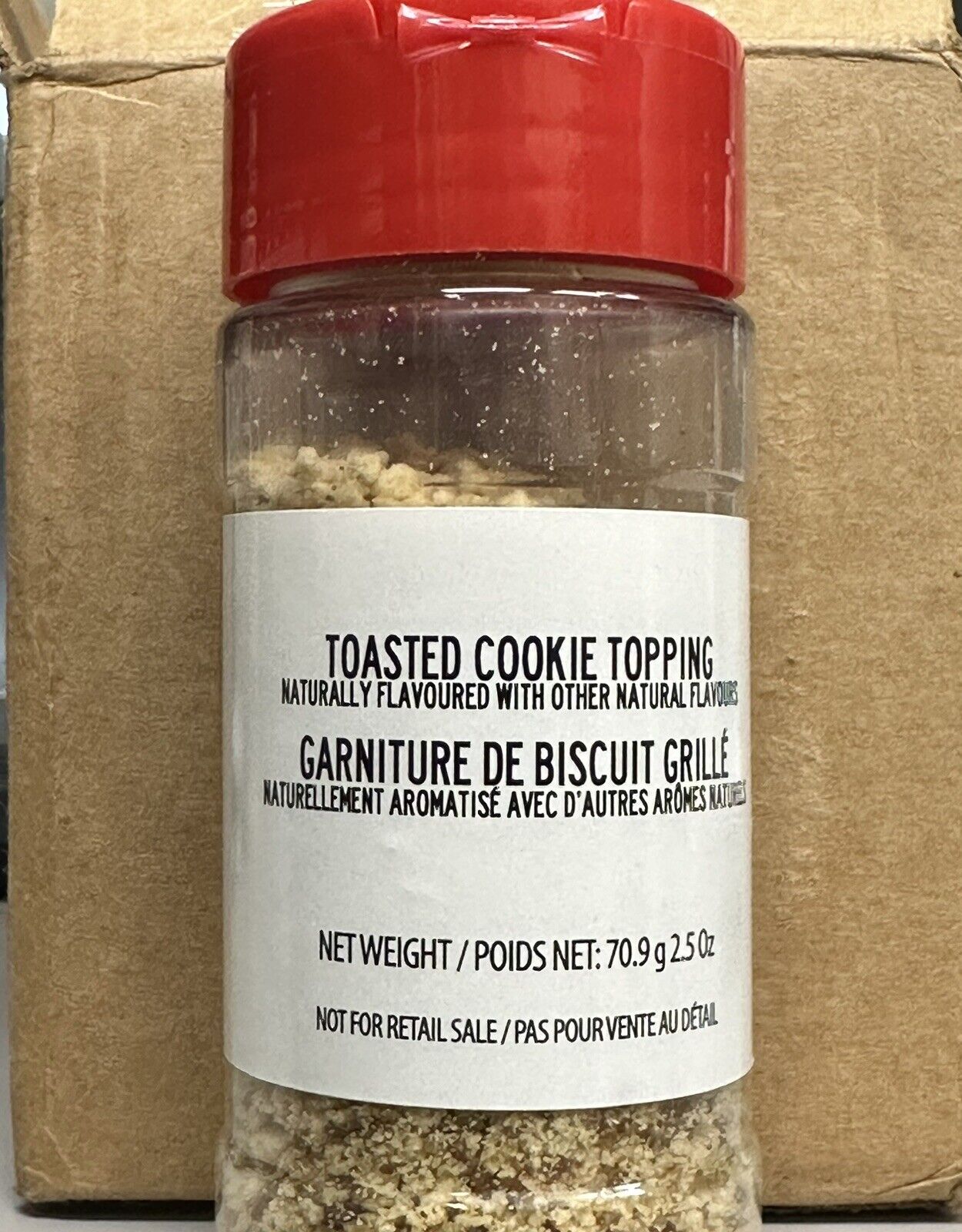 3 Brand New Starbucks Toasted Cookie Topping - (70.9g) BB Jan 2025