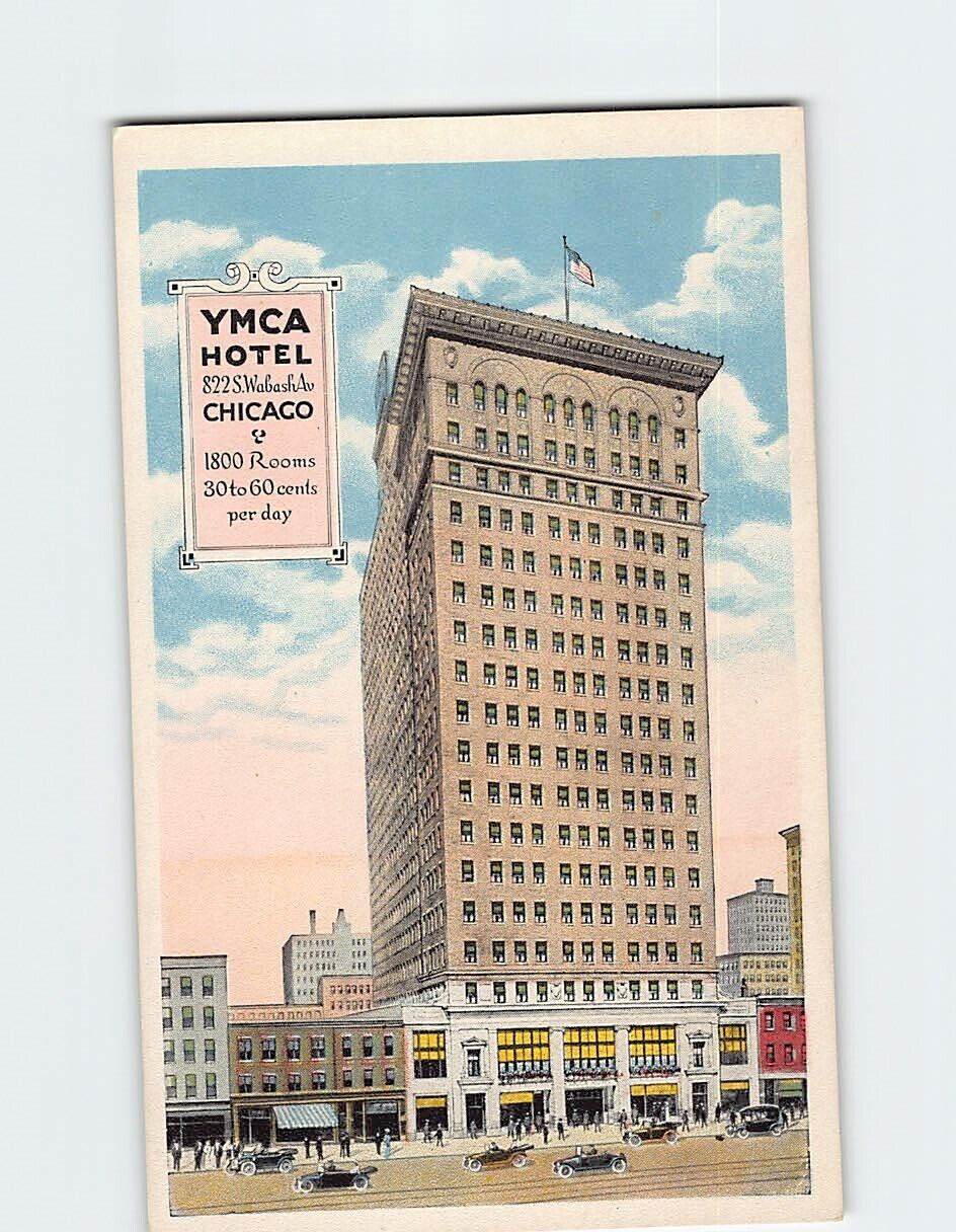 Postcard YMCA Hotel Chicago Illinois USA