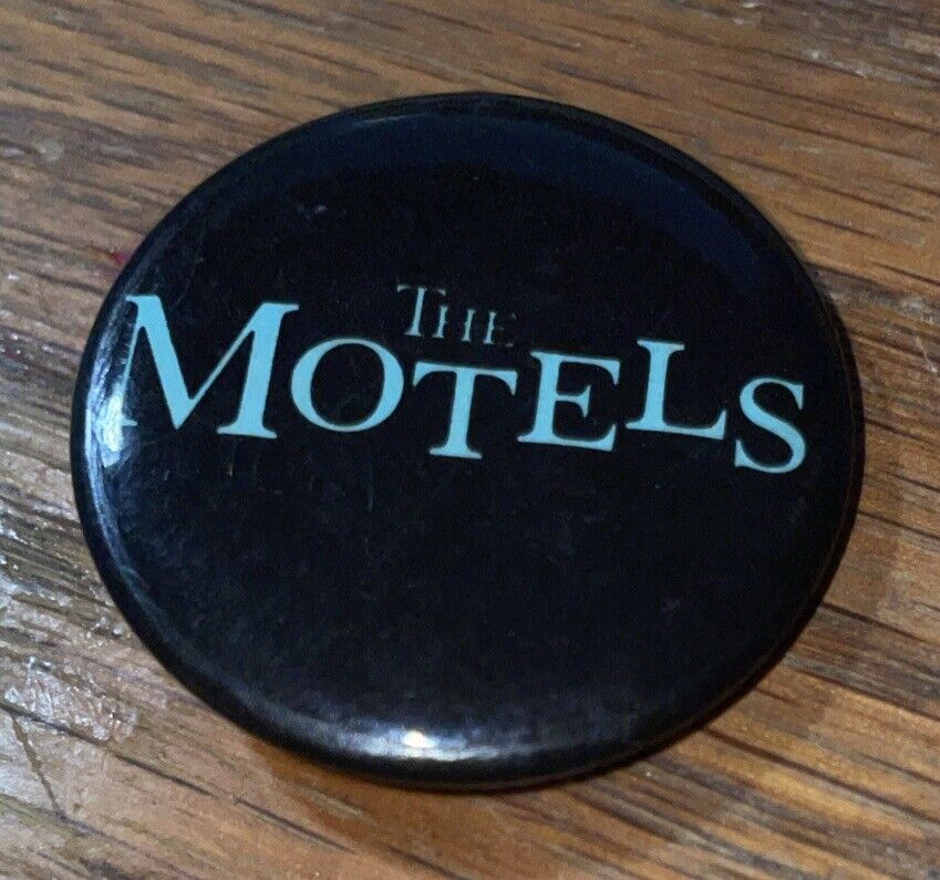 RARE Vintage 80s THE MOTELS pinback button pin  new wave 1980s