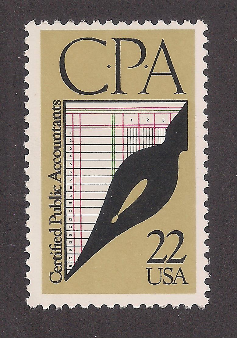 CERTIFIED PUBLIC ACCOUNTANTS - CPA - U.S. POSTAGE STAMP - MINT CONDITION 